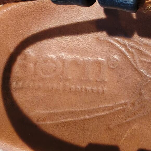 Born Green Leather Sandal Womens Size US 9 EU 40.5 - Picture 7 of 10